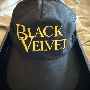 Black Velvet Whiskey Vintage Adjustable Snap back Hat Baseball Cap. 3994